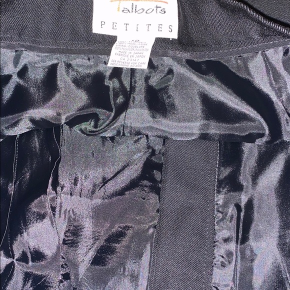 TALBOTS High Waisted Black Trouser Pants. - Picture 7 of 7